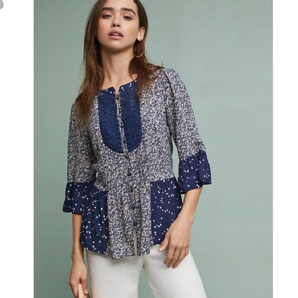 Anthropologie Maeve Hiver Blouse